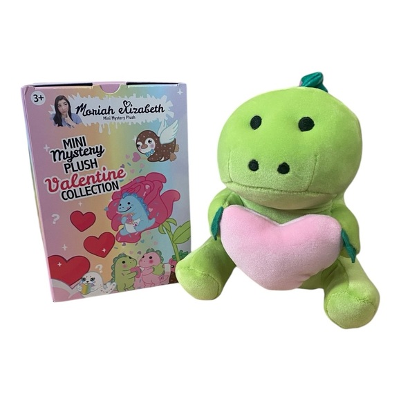 Moriah Elizabeth Valentine’s Mystery Plush PICKLE Dinosaur Collectible NEW Toy - Picture 1 of 6
